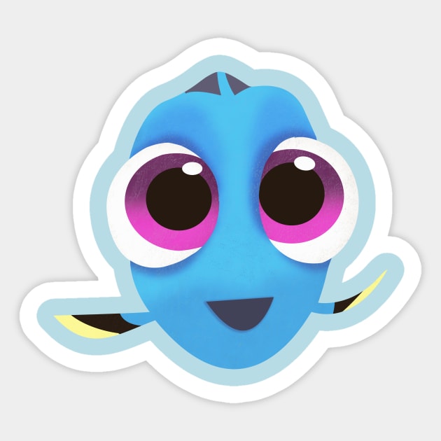 Finding Dory | Baby Dory Sticker by carolam